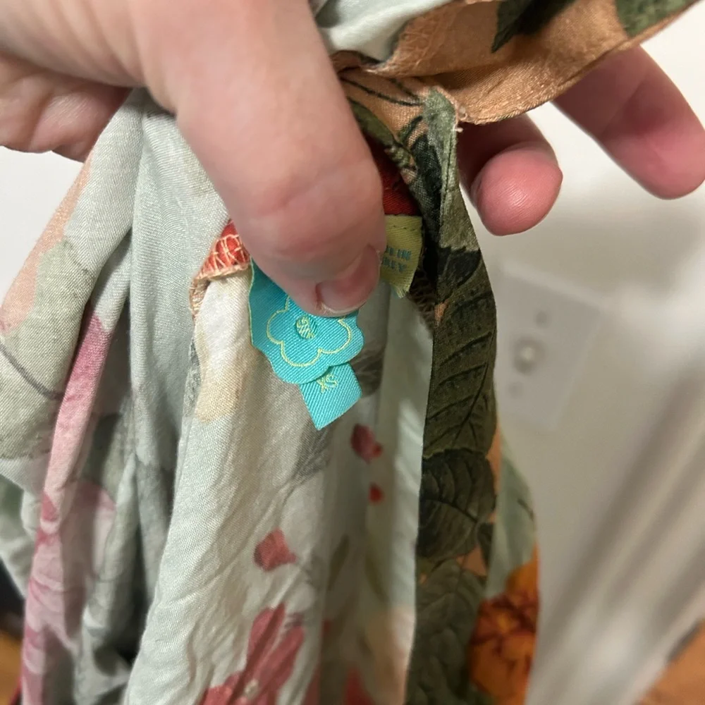 Anthropologie / Farm Rio Marilla midi Dress Sz xs - Picture 11 of 12